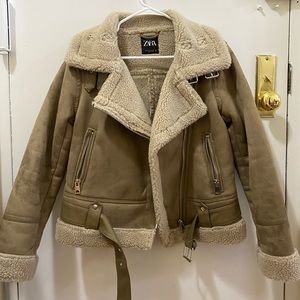 Zara Sherpa style jacket